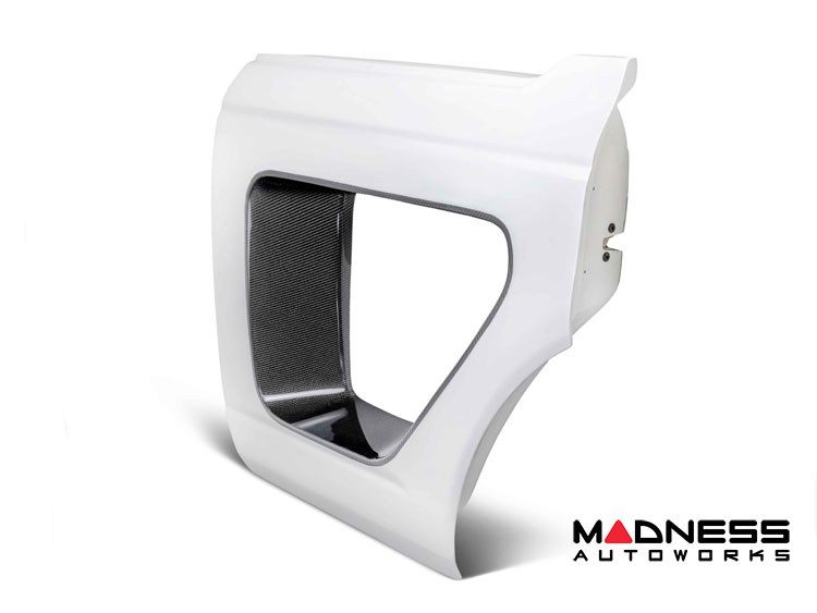 Ford Bronco Halo Doors - Anderson Composites - 4 Door - Fiberglass with Carbon Fiber Inserts - Rear